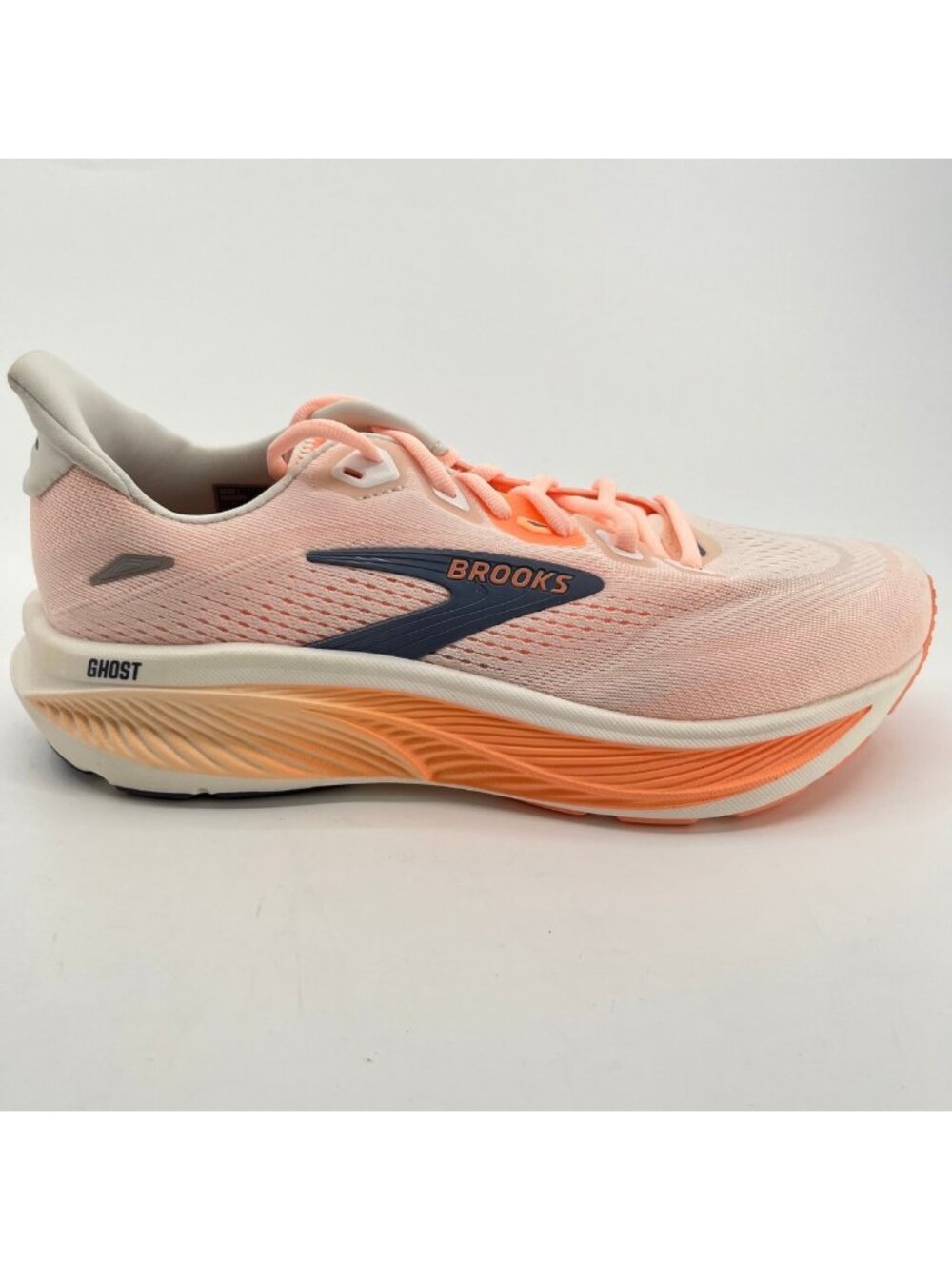 Brooks Ghost 18 Cyber Peach Womens Size 8.5D Road Running Walking Shoes Sneakers